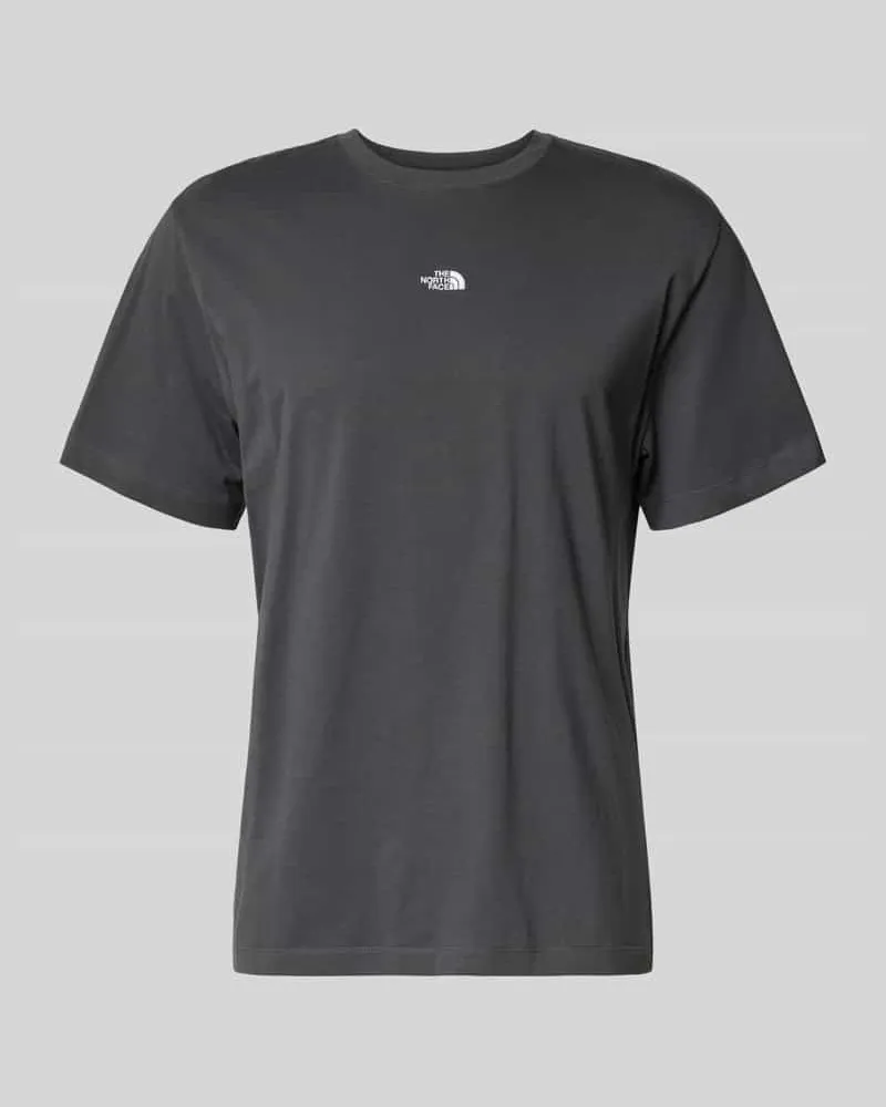 The North Face T-Shirt mit Logo-Stitching Anthrazit