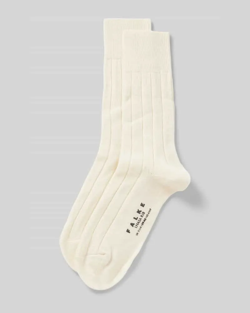 Falke Socken mit Kaschmir-Anteil Modell 'LHASA Offwhite