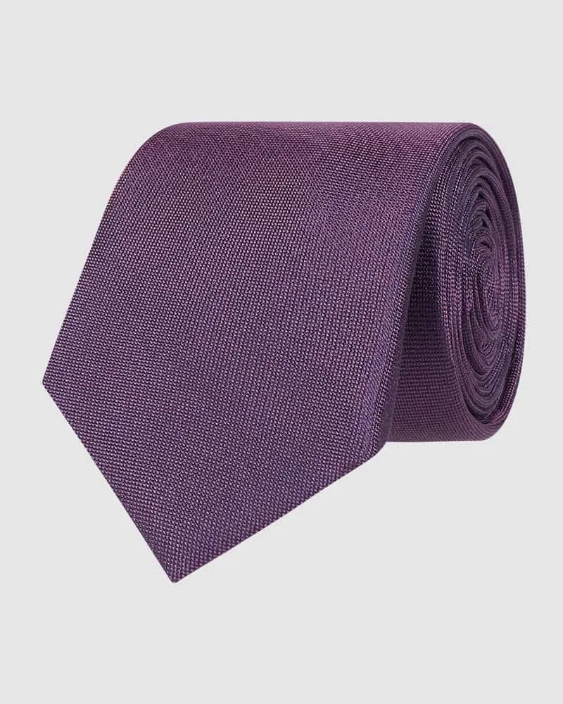 Blick Krawatte aus reiner Seide Purple