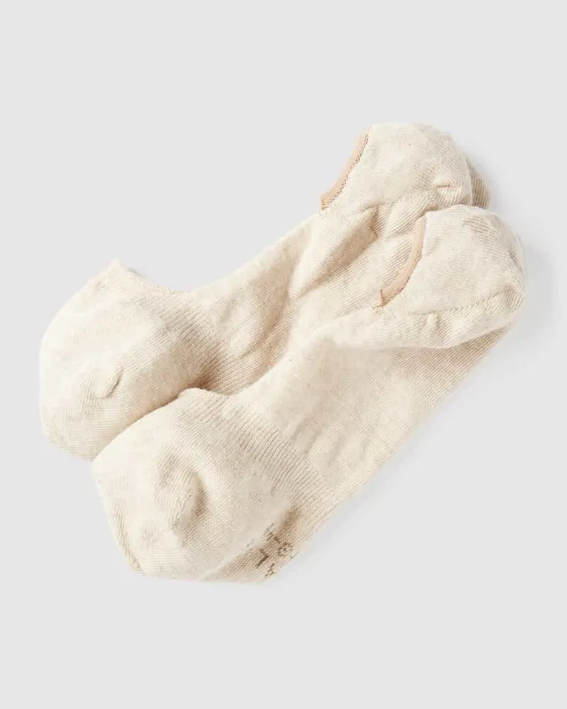 Falke Füßlinge mit Label-Detail Modell 'Step Medium Cut Sand