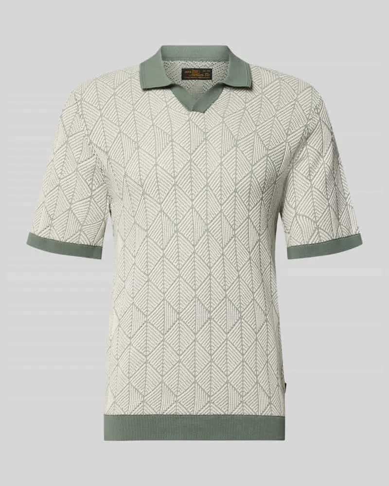 Jack & Jones Slim Fit Poloshirt in Strick-Optik Modell 'Blake Lind