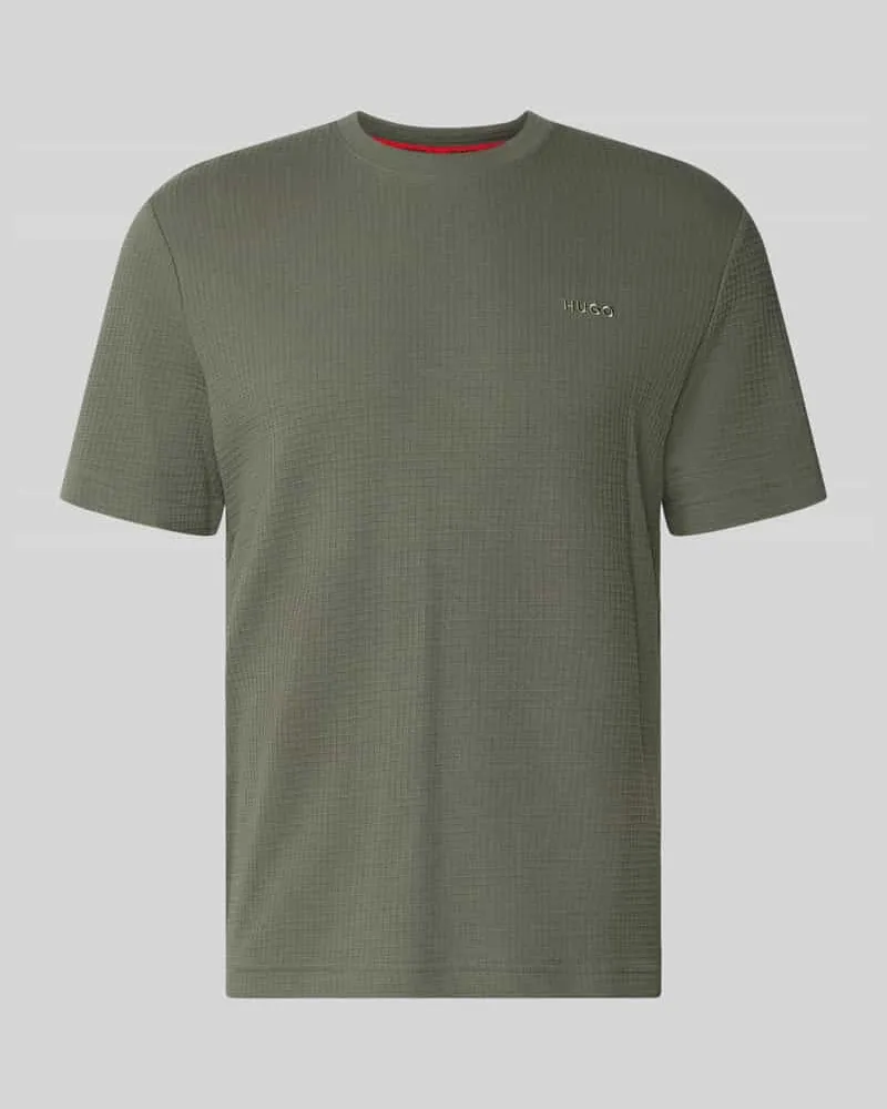 HUGO BOSS Regular Fit T-Shirt aus Baumwoll-Mix Modell 'AUSTIN Khaki