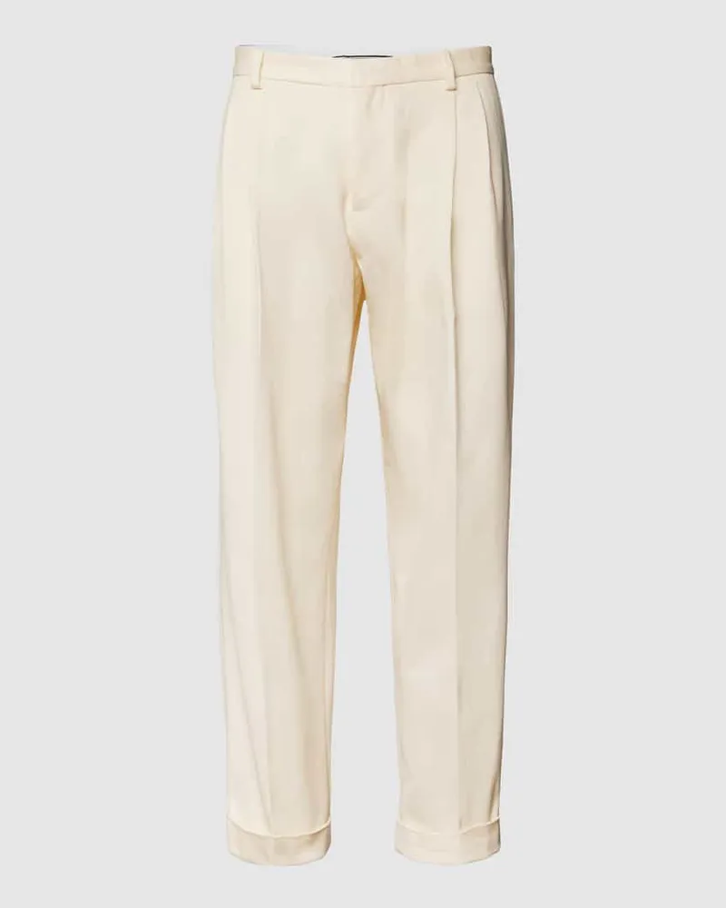Tommy Hilfiger Stoffhose mit Bügelfalte Modell 'GREENWICH Offwhite