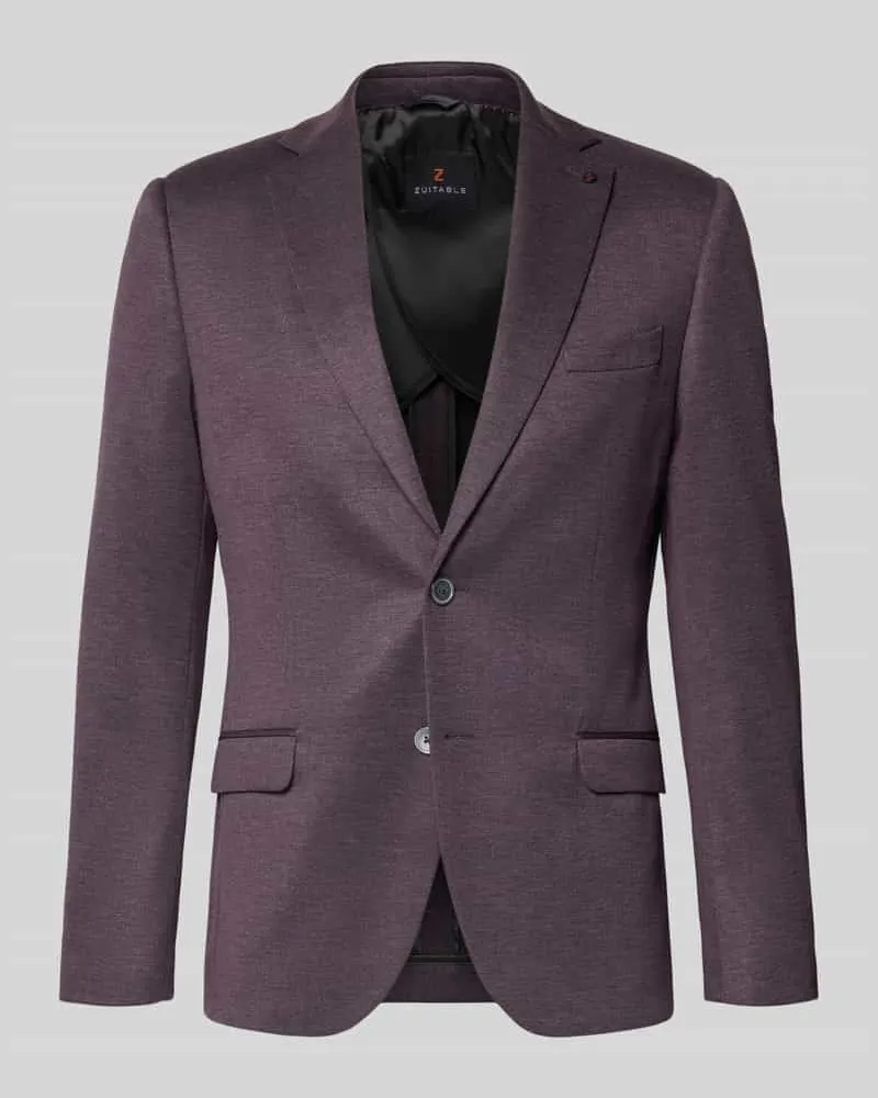Zuitable Slim Fit Sakko mit Brusttasche Modell 'Nick 