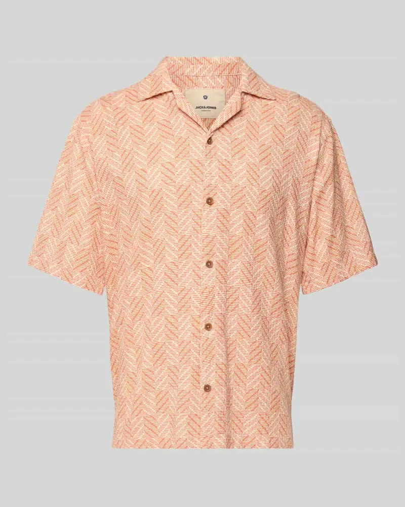 Jack & Jones Regular Fit Freizeithemd mit Resortkragen Modell 'BLUVINCENT 