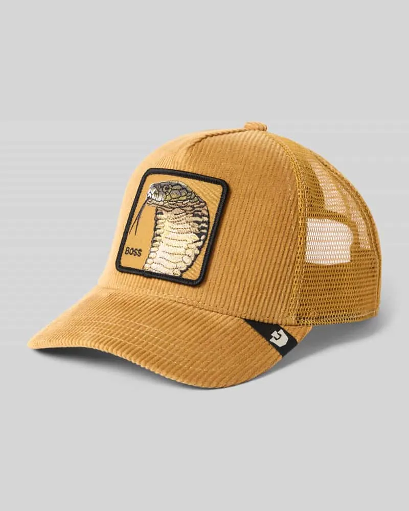 Goorin Bros. Trucker Cap mit Motiv-Stitcihing Camel