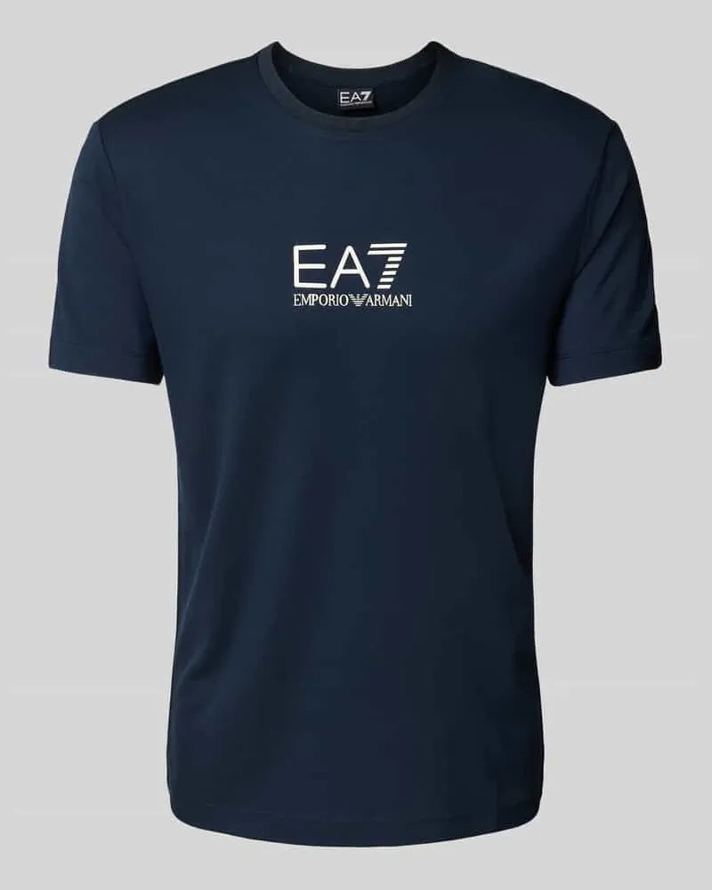 EA7 T-Shirt mit Label-Print 