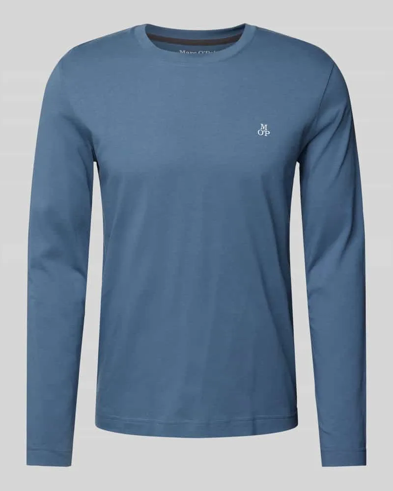 Marc O'Polo Regular Fit Langarmshirt aus reiner Baumwolle 