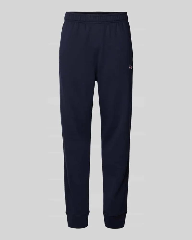 Champion Regular Fit Sweatpants mit Logo-Stitching Marine