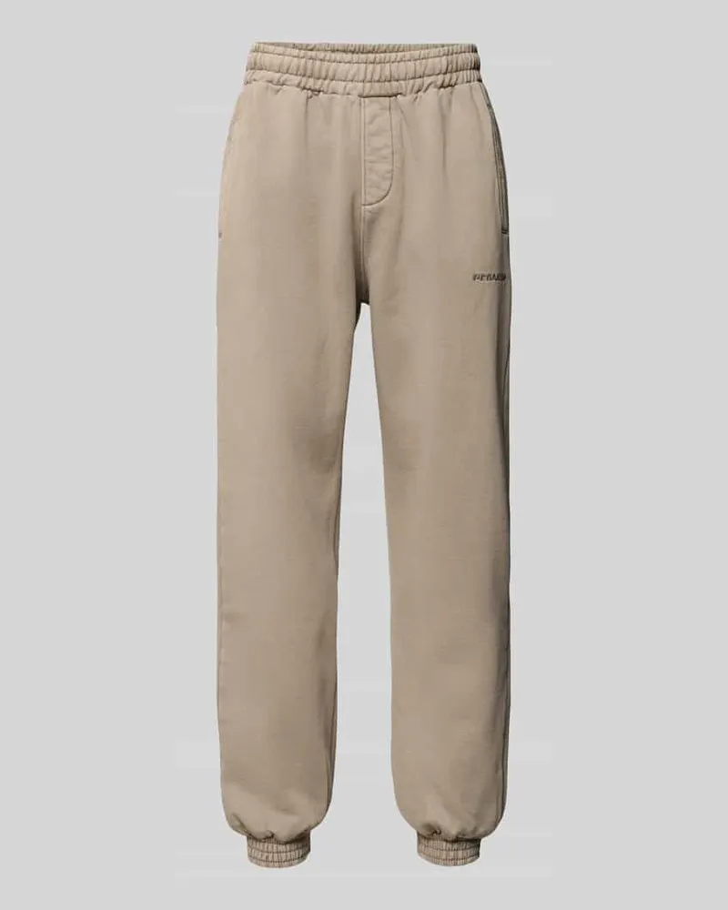 PEGADOR Sweatpants mit elastischem Bund Graphit