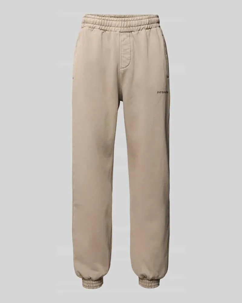 PEGADOR Sweatpants mit elastischem Bund Graphit