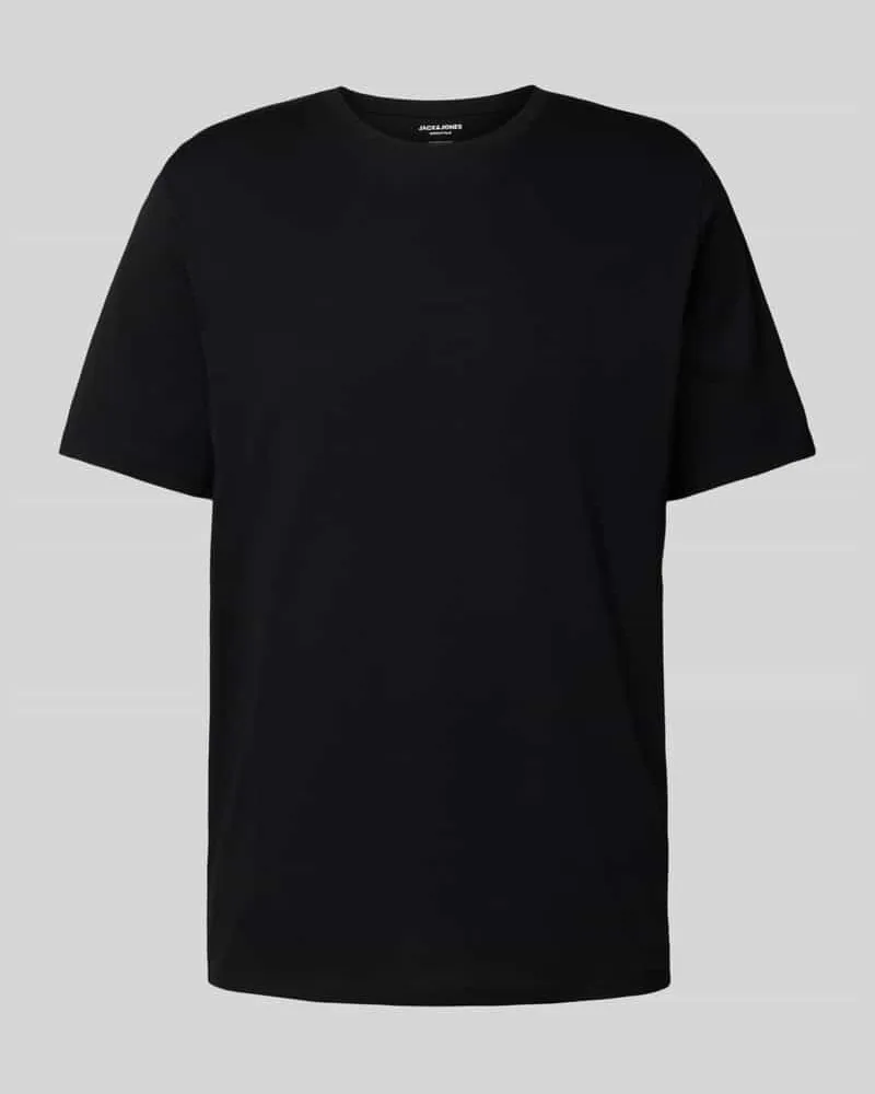 Jack & Jones T-Shirt mit Label-Detail Modell 'ORGANIC Black