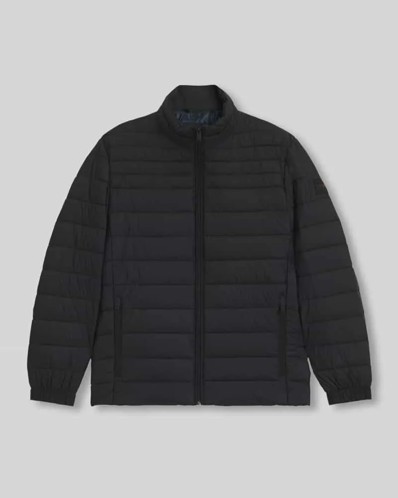 HUGO BOSS Slim Fit Steppjacke mit Label-Patch Modell 'ODEN2 Black