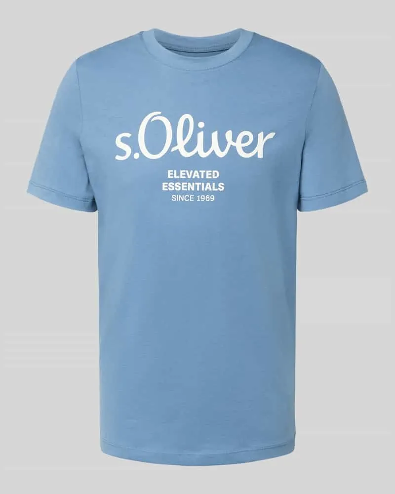 S.Oliver Regular Fit T-Shirt aus reiner Baumwolle 