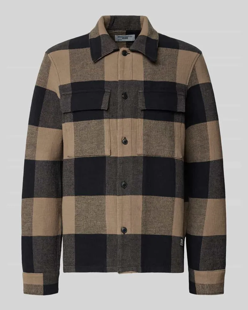 Marc O'Polo Hemdjacke mit Brusttaschen Beige