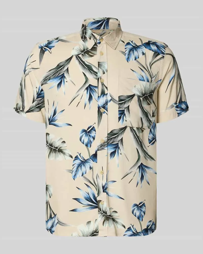 Blend Regular Fit Freizeithemd aus Viskose Modell 'AMELO Offwhite