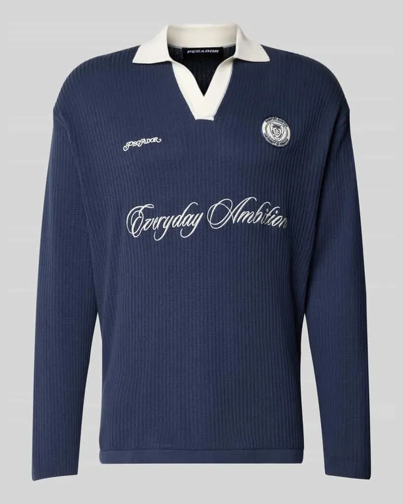 PEGADOR Poloshirt mit Stitchings Modell 'Yemo 