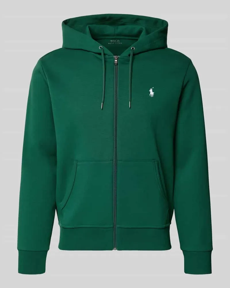 Ralph Lauren Regular Fit Sweatjacke aus Baumwoll-Mix Dunkelgruen