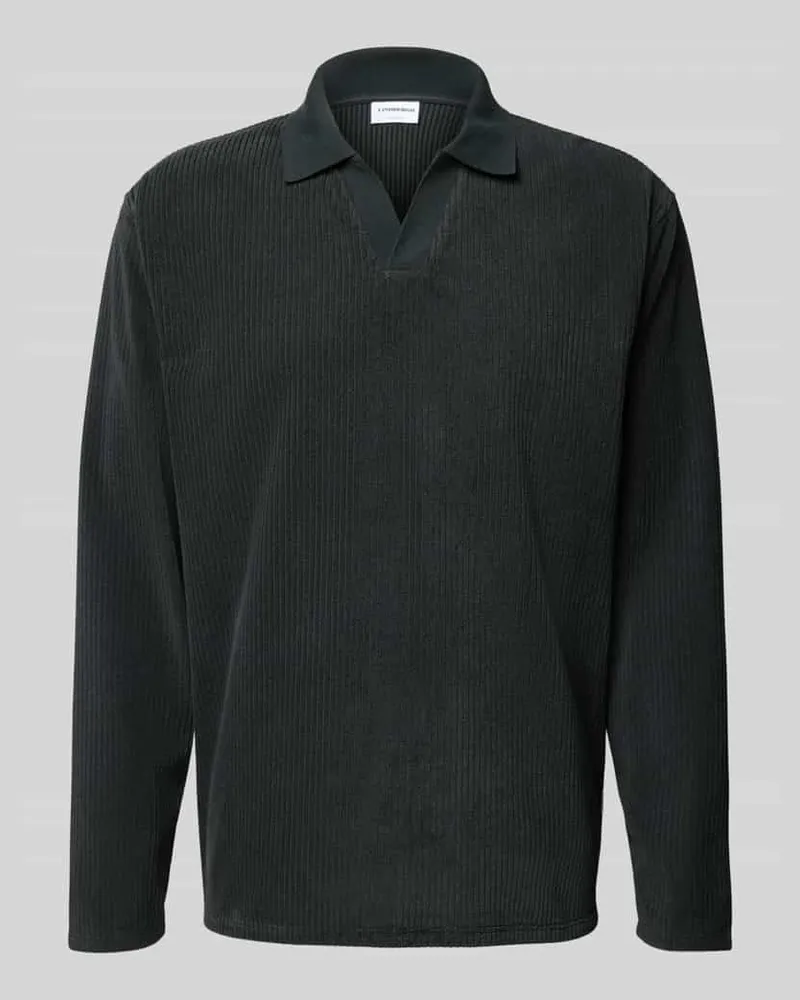 Lindbergh Oversized Poloshirt mit Strukturmuster 