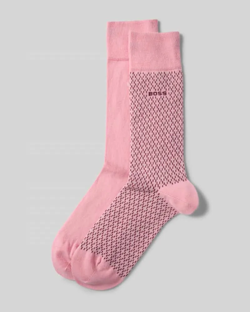 HUGO BOSS Socken mit Label-Detail im 2er-Pack 