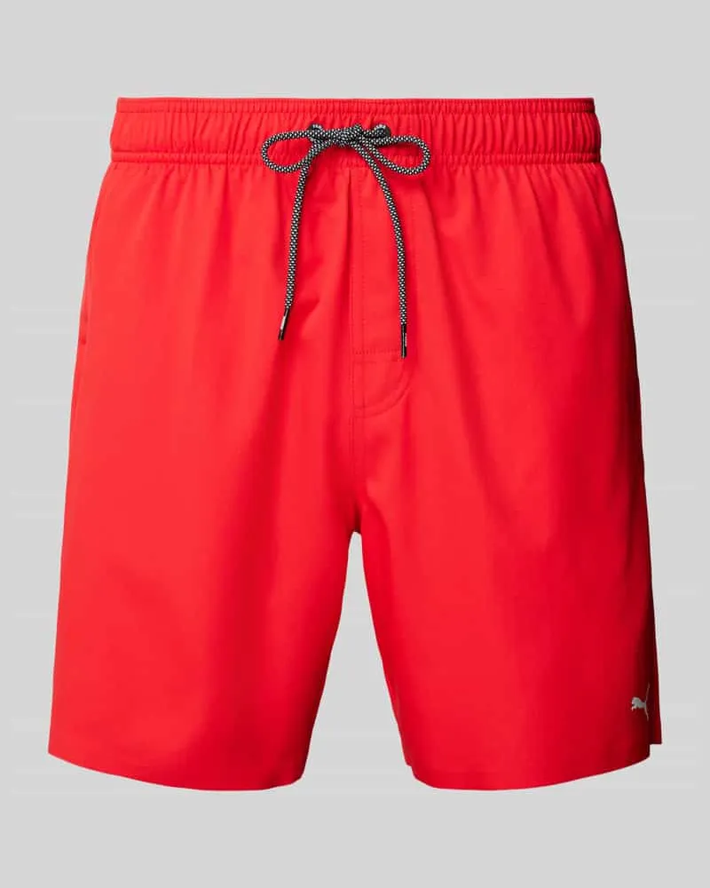 Puma Regular Fit Badehose mit Reißverschlusstasche 