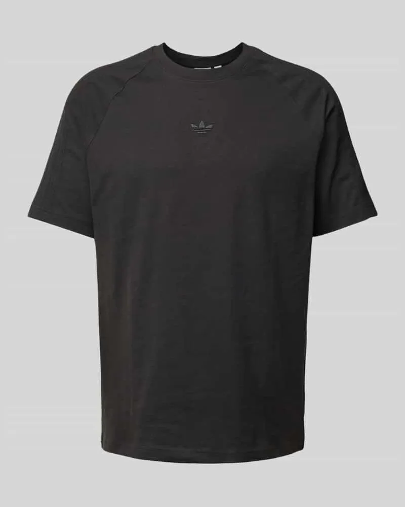 adidas T-Shirt mit Label-Stitching 