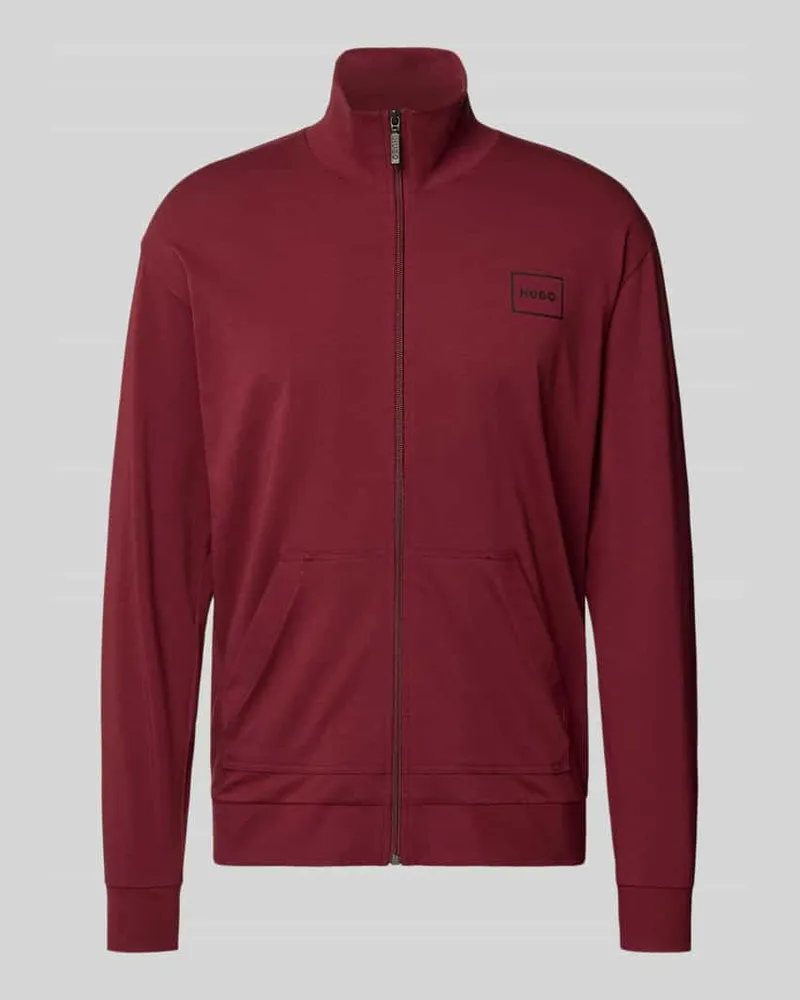 HUGO BOSS Regular Fit Sweatjacke aus Baumwoll-Mix Modell 'LAZE 