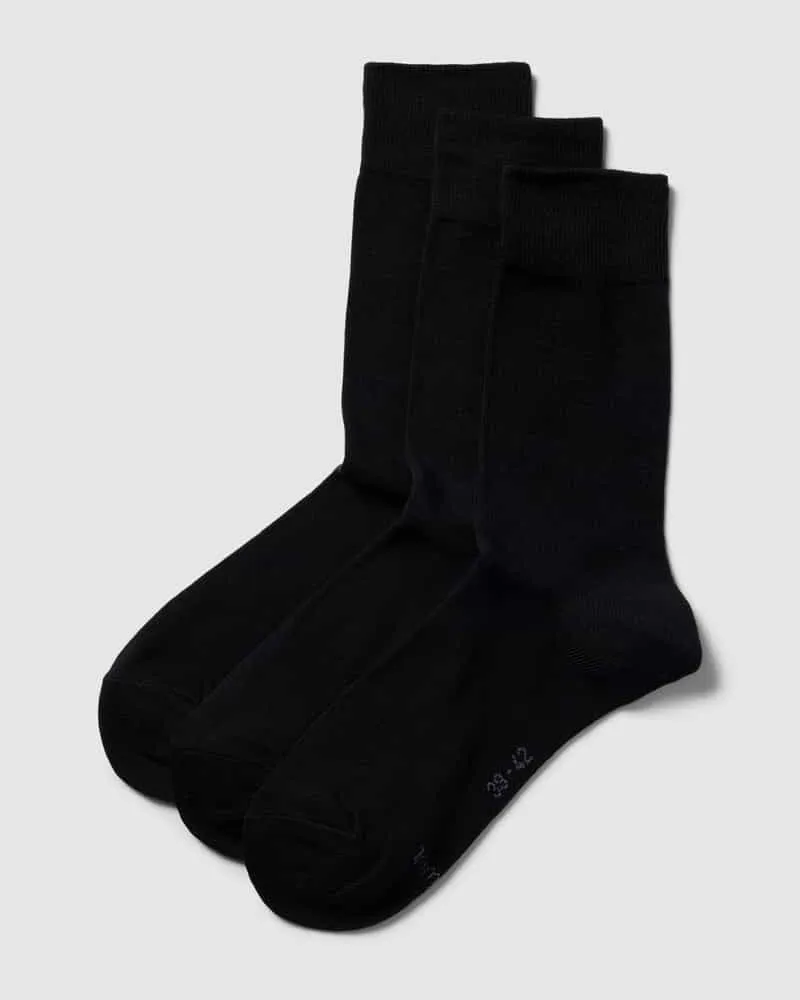 S.Oliver Socken mit Stretch-Anteil im 3er-Pack Black