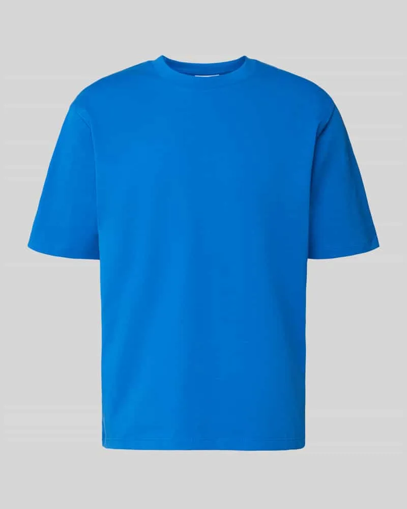 Lindbergh Oversized T-Shirt mit Rundhalsausschnitt Royal