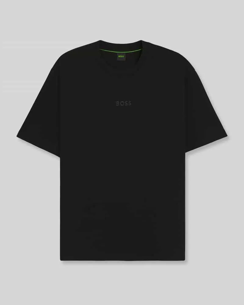HUGO BOSS Relaxed Fit T-Shirt aus reiner Baumwolle Modell 'TEE 10 Black