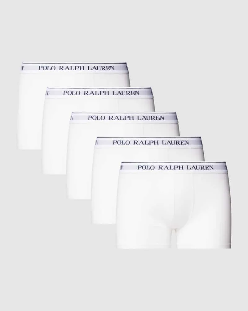 Ralph Lauren Trunks mit elastischem Logo-Bund im 5er-Pack 