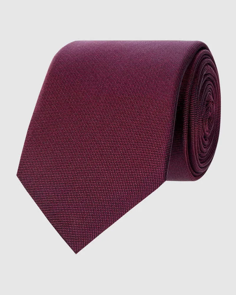 Blick Krawatte aus reiner Seide Fuchsia