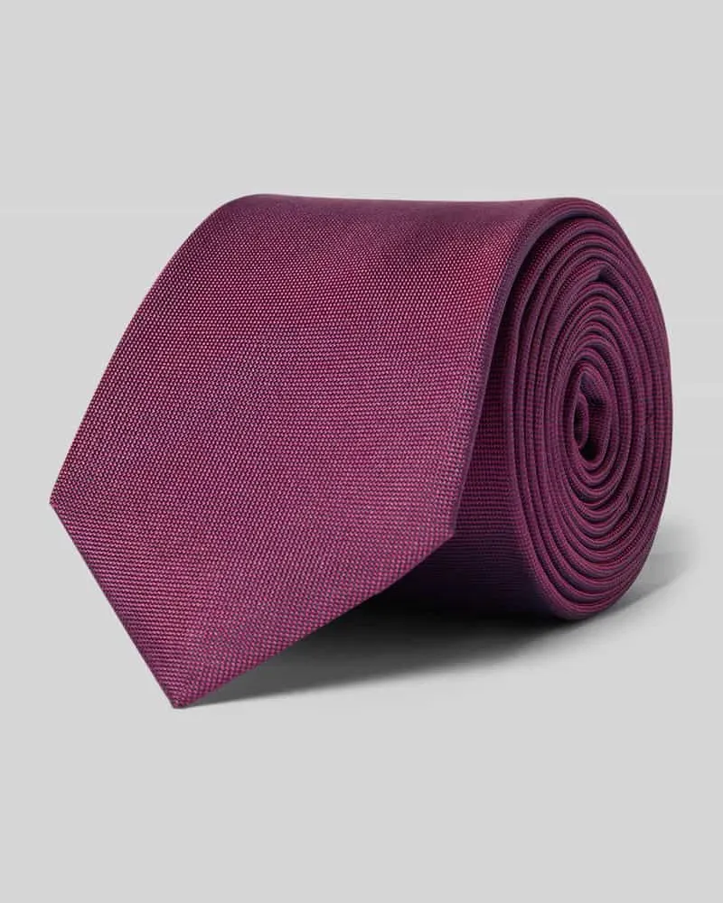 Blick Krawatte aus reiner Seide Fuchsia