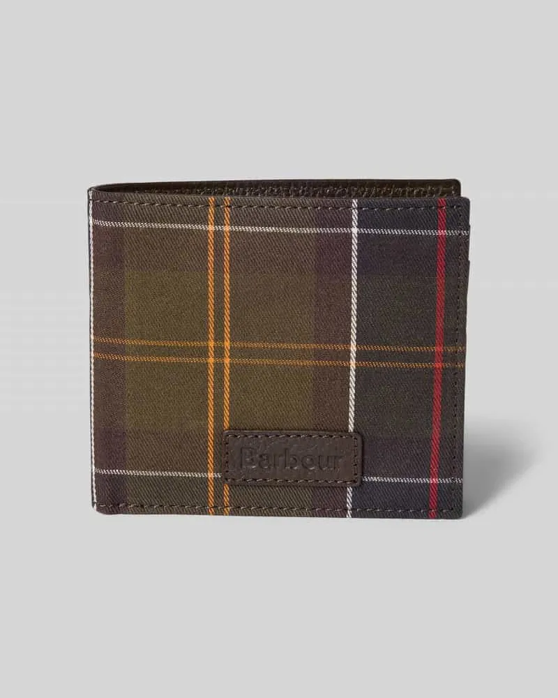 Barbour Portemonnaie aus echtem Leder 