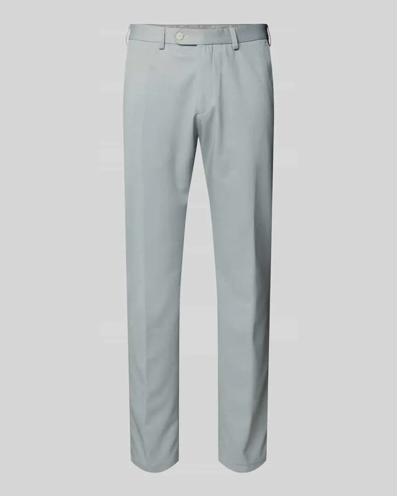 Digel Slim Fit Anzughose mit Eingrifftaschen Modell 'Sergio Hellgruen