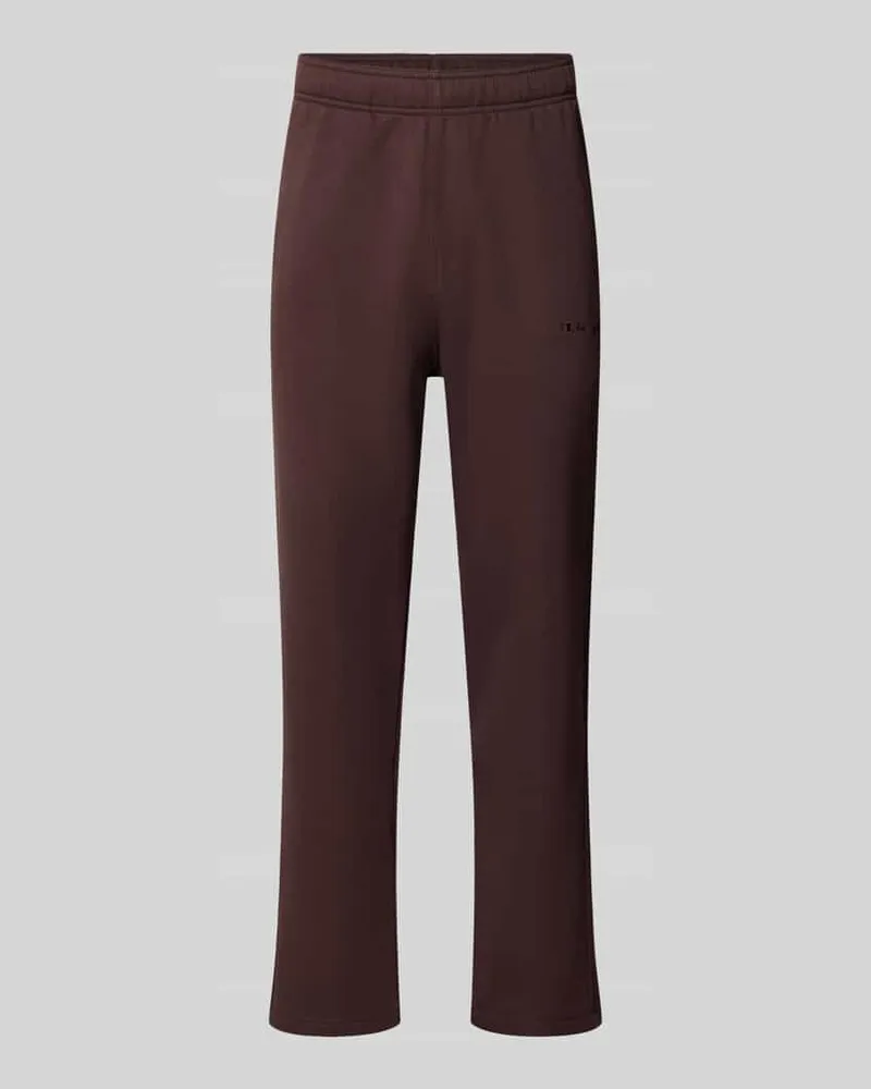 Champion Straight Fit Sweatpants aus Baumwoll-Mix Modell 'ICONS Schoko