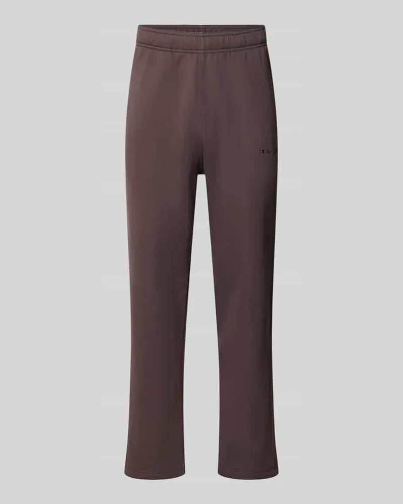 Champion Straight Fit Sweatpants aus Baumwoll-Mix Modell 'ICONS Schoko