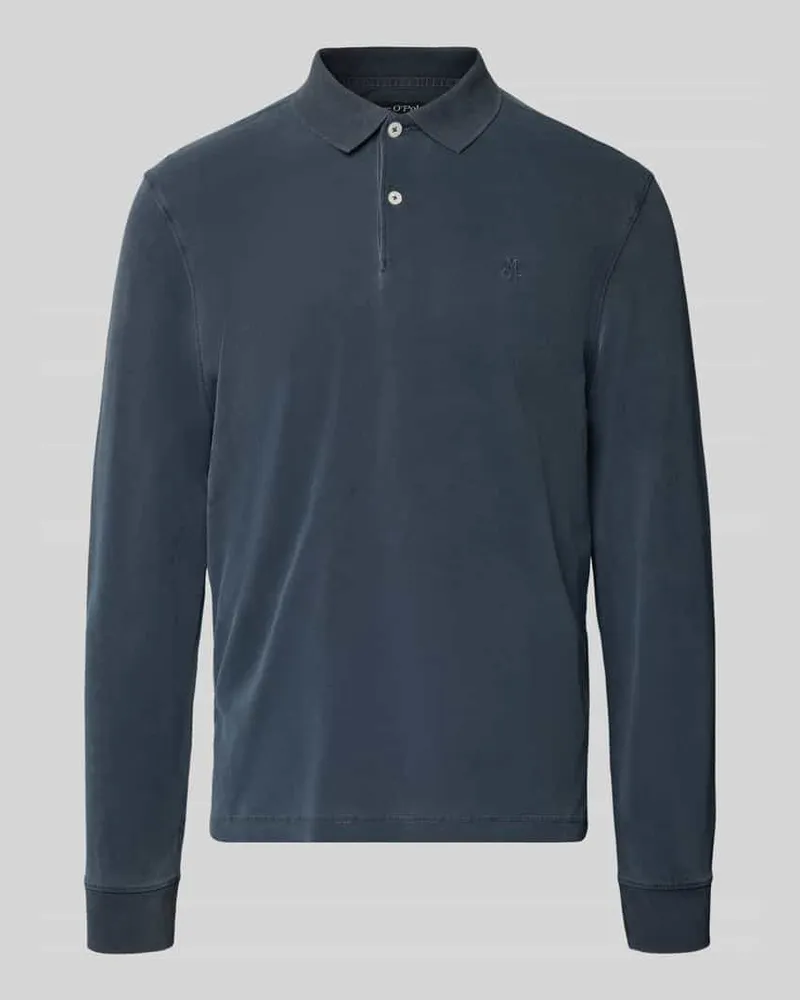 Marc O'Polo Regular Fit Poloshirt aus reiner Baumwolle Marine