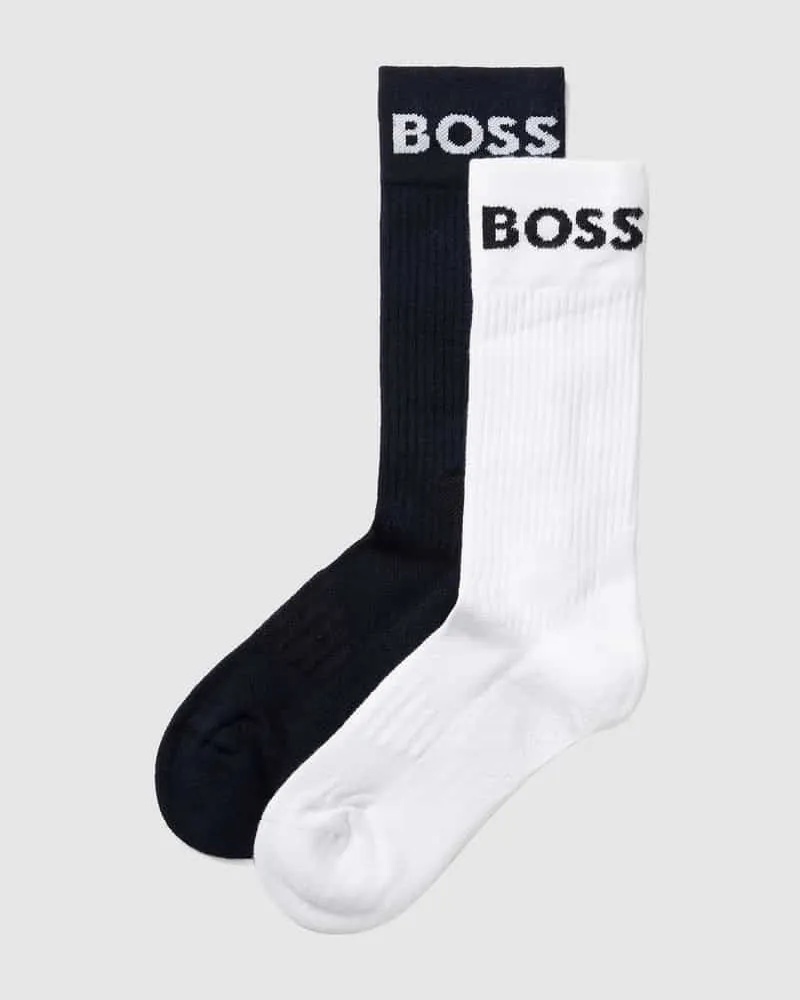 HUGO BOSS Socken mit Label-Schriftzug im 2er-Pack Modell 'Sport 
