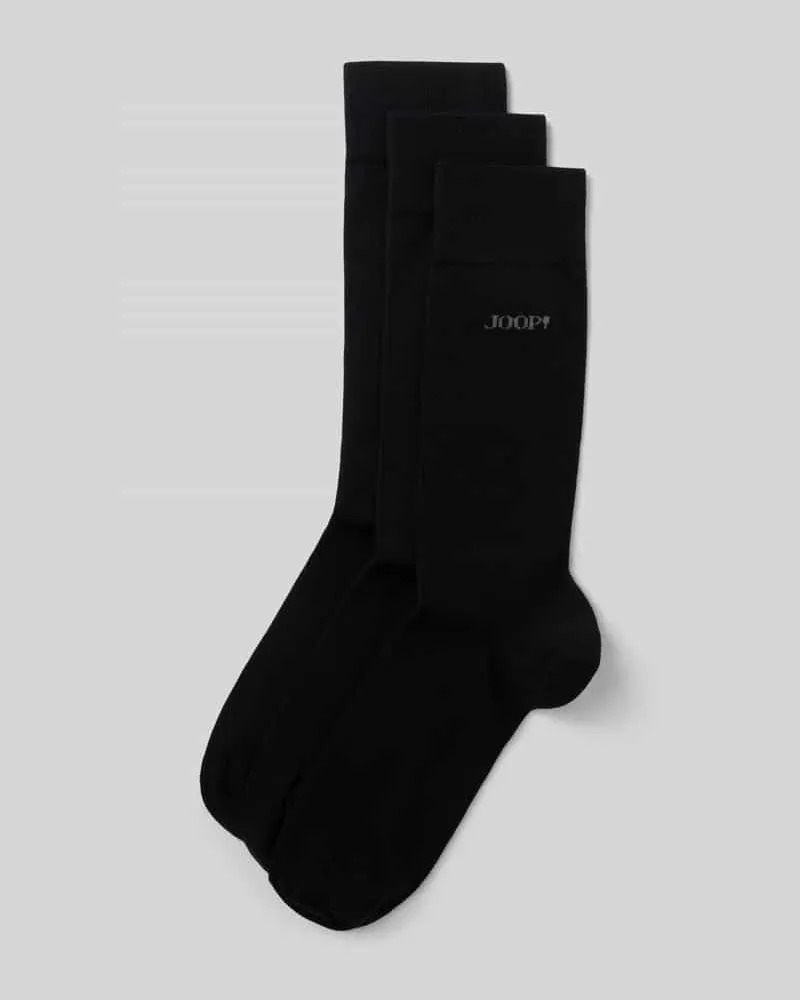 JOOP! Socken aus Baumwoll-Mix im 3er-Pack Black