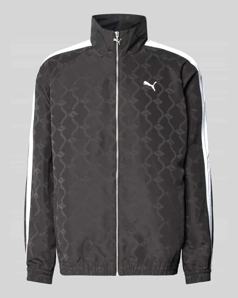 Puma Trainingsjacke mit Reißverschluss und Logo Black