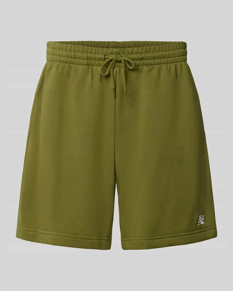 New Balance Sweatshorts aus Baumwoll-Mix Modell 'FRENCH Gruen