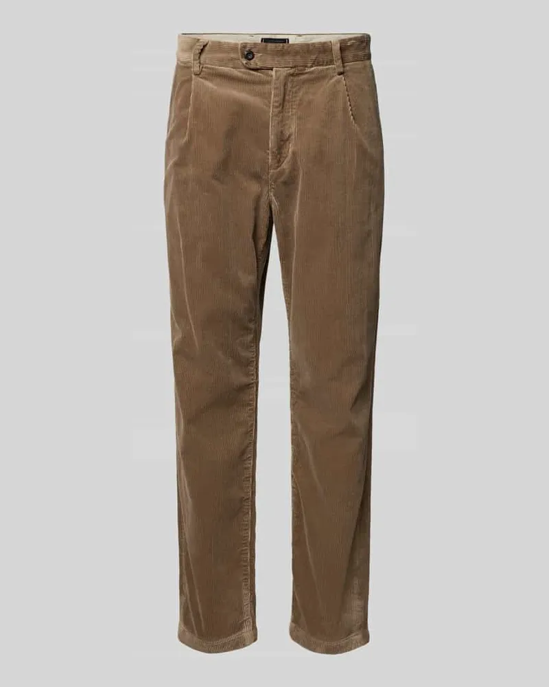 Tommy Hilfiger Tapered Fit Cordhose aus reiner Baumwolle 