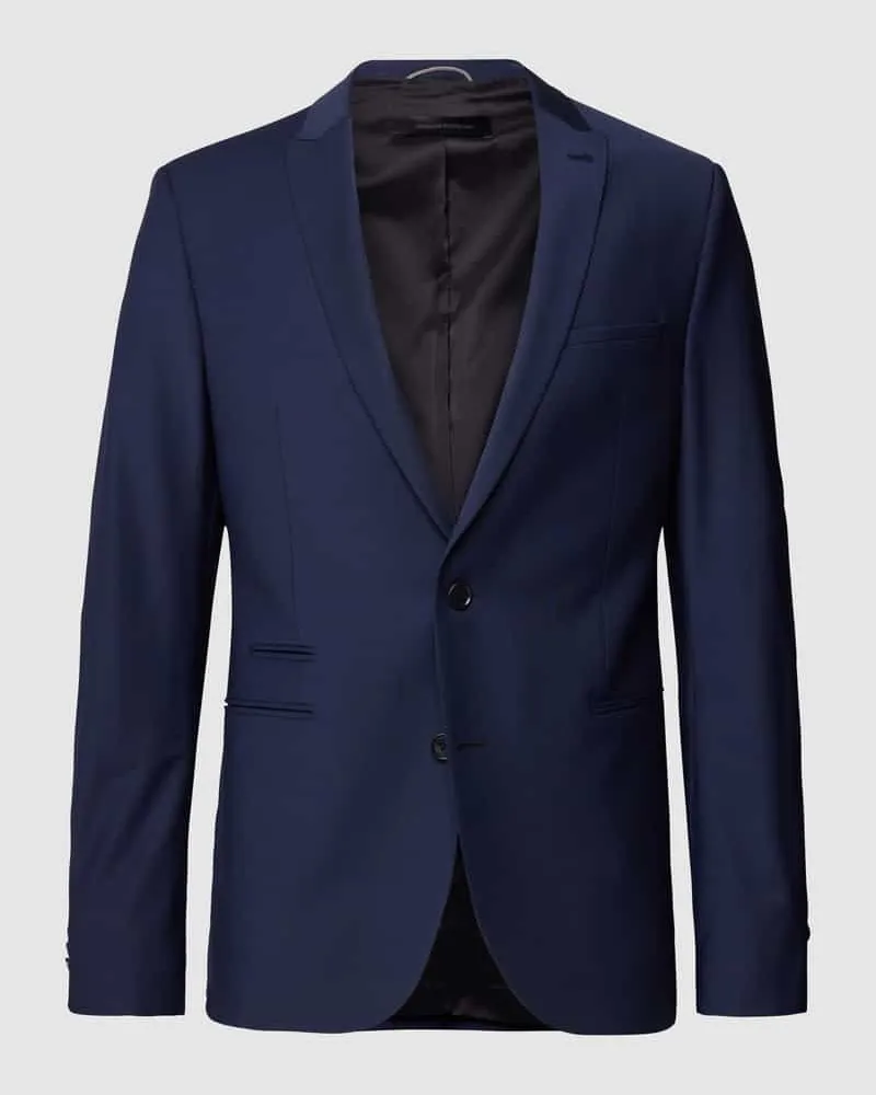 Drykorn 2-Knopf-Sakko mit steigendem Revers Modell 'Irving' - 'Drynamic Dunkelblau
