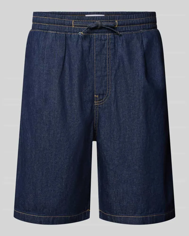 Jack & Jones Shorts mit elastischem Bund und Kordelzug Modell 'TONY Jeansblau