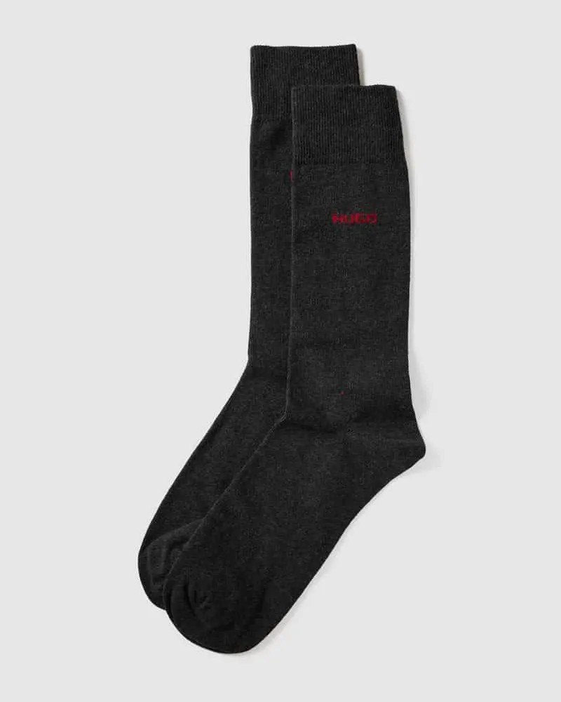 HUGO BOSS Socken mit Label-Detail im 2er-Pack 