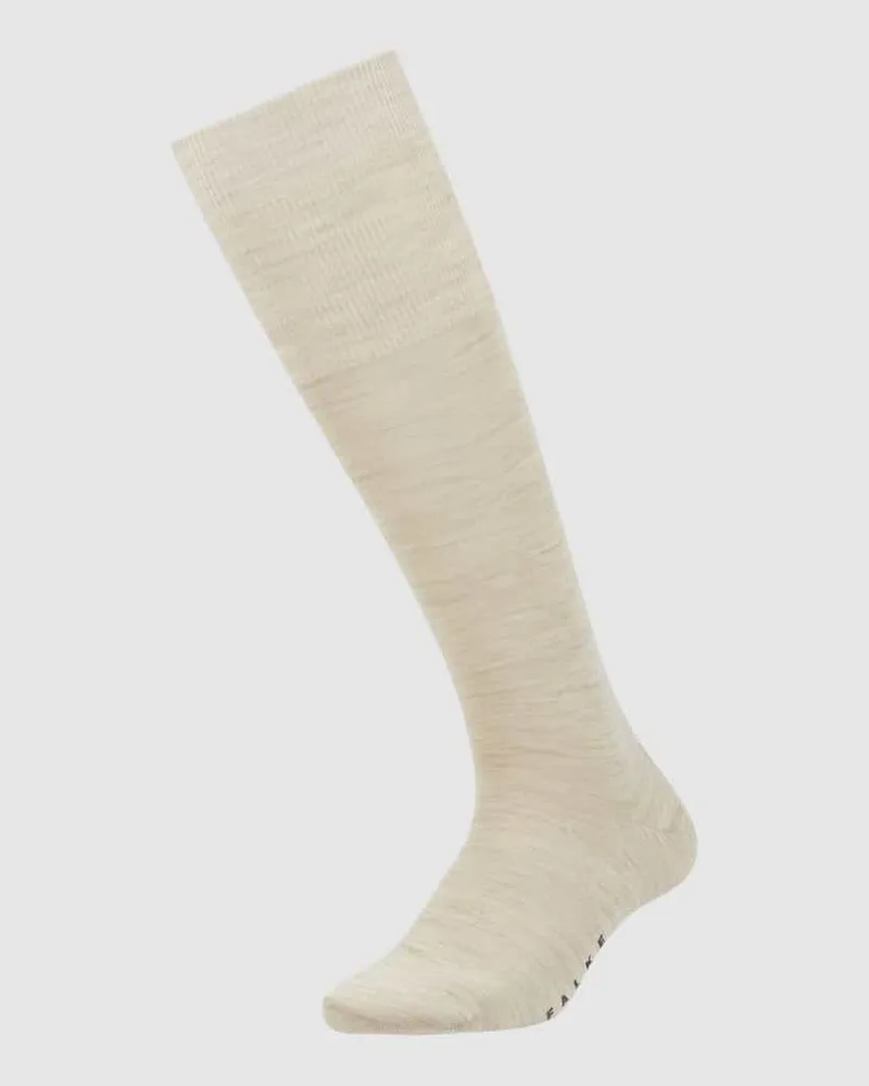 Falke Kniestrümpfe mit Komfortbund Modell 'Airport Beige