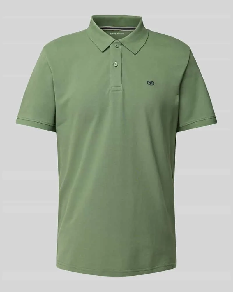 Tom Tailor Regular Fit Poloshirt aus reiner Baumwolle Oliv