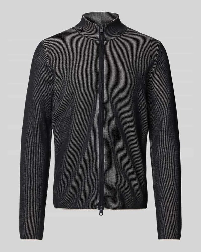 cinque Strickjacke mit Zweiwege-Reißverschluss Modell 'Nupio Dunkelblau