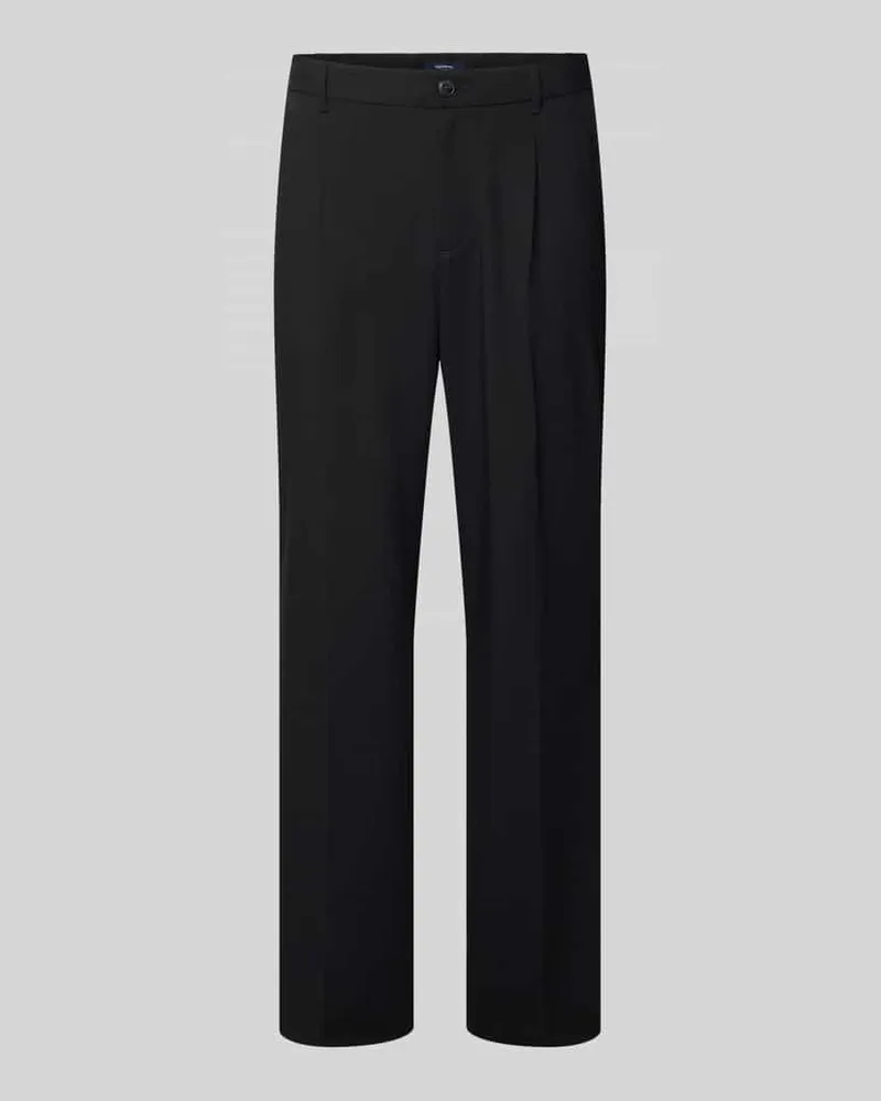McNeal Straight Fit Hose mit Viskose-Anteil Black